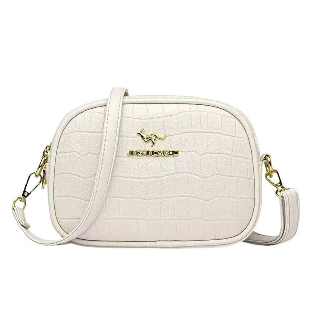 Sac à Main Rond à Epaule en Effet Crocodile