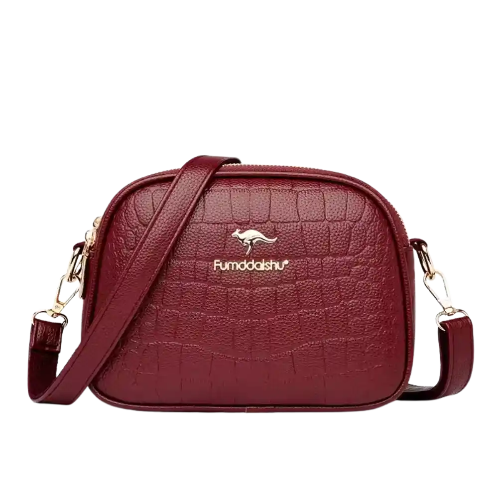 Sac à Main Rond à Epaule en Effet Crocodile