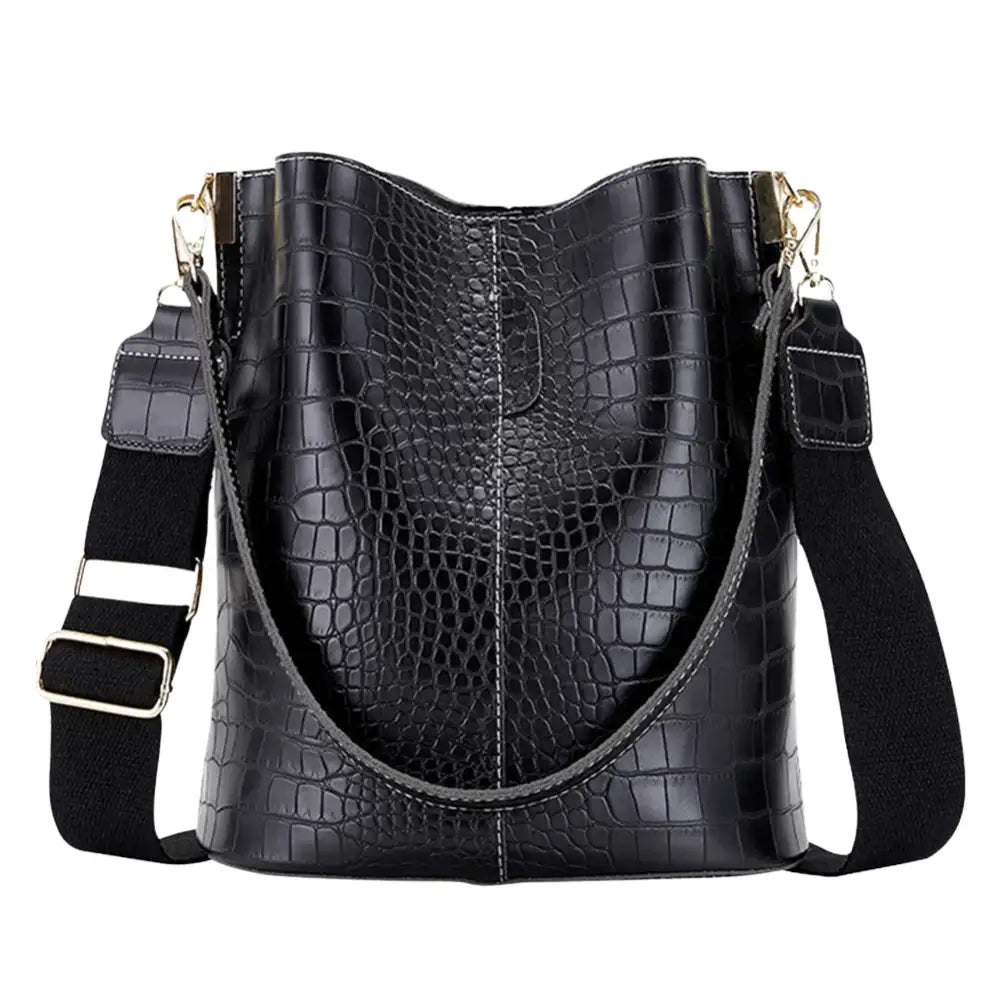 Sac à Main Bandoulière Relief Crocodile