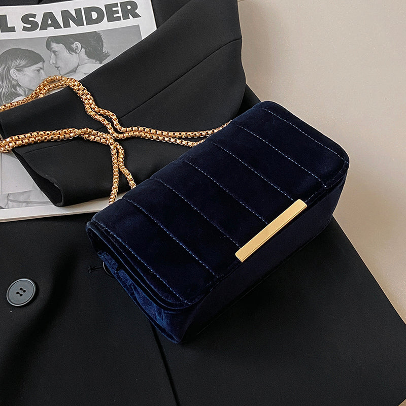 Sac à Main de Luxe en Velours à Rabat