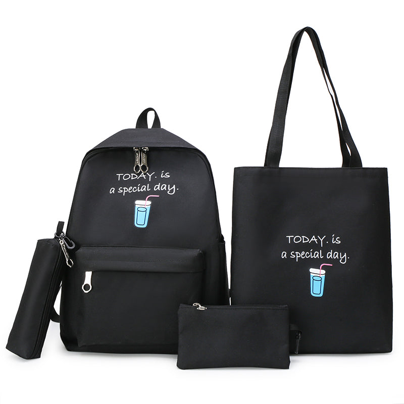 Ensemble de Sac à Dos pour Femme - 4 Pièces