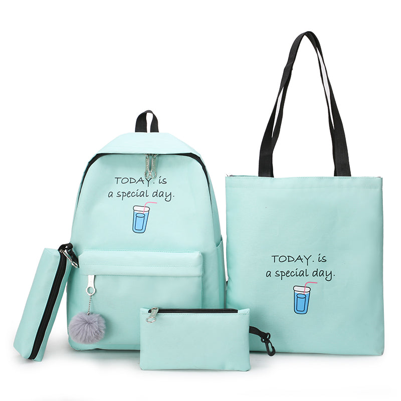 Ensemble de Sac à Dos pour Femme - 4 Pièces