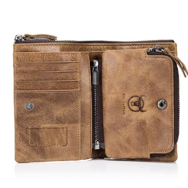 Porte-monnaie Chic Vintage et Pliable pour Homme