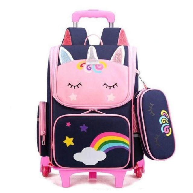 Cartable avec Roulettes Imprimé pour Filles