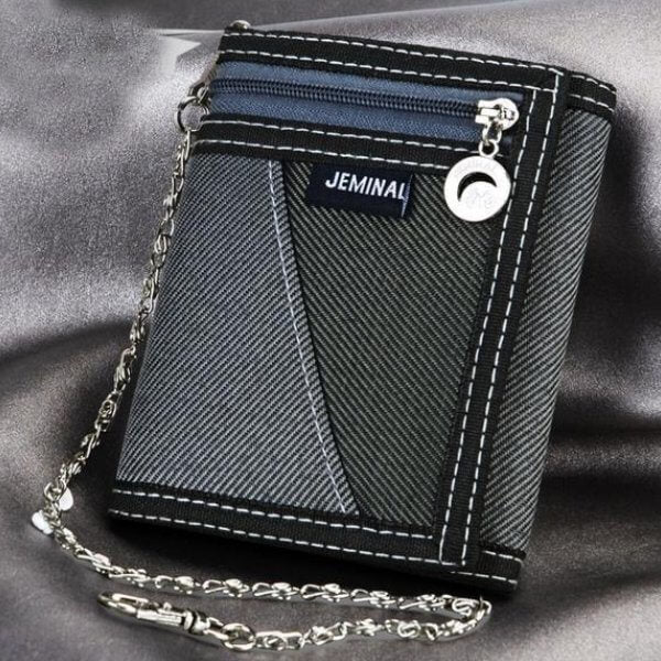 Porte-monnaie de Poche en Toile avec Chaine