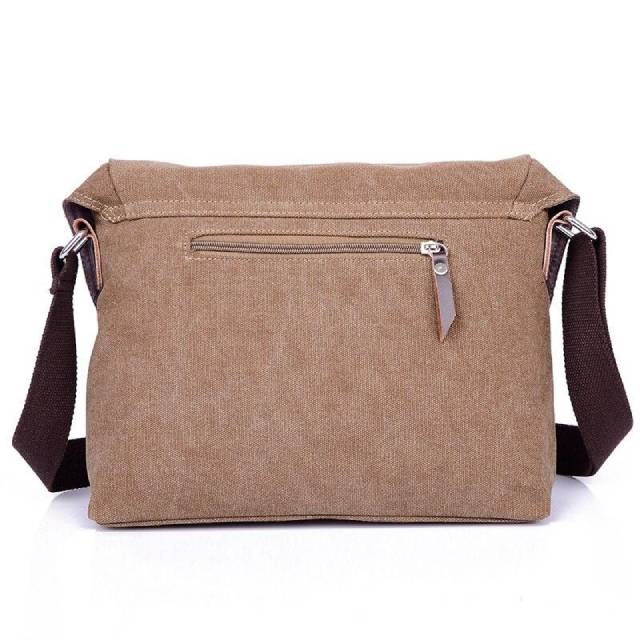 Cartable Ecole Vintage à Bandouliére en Toile