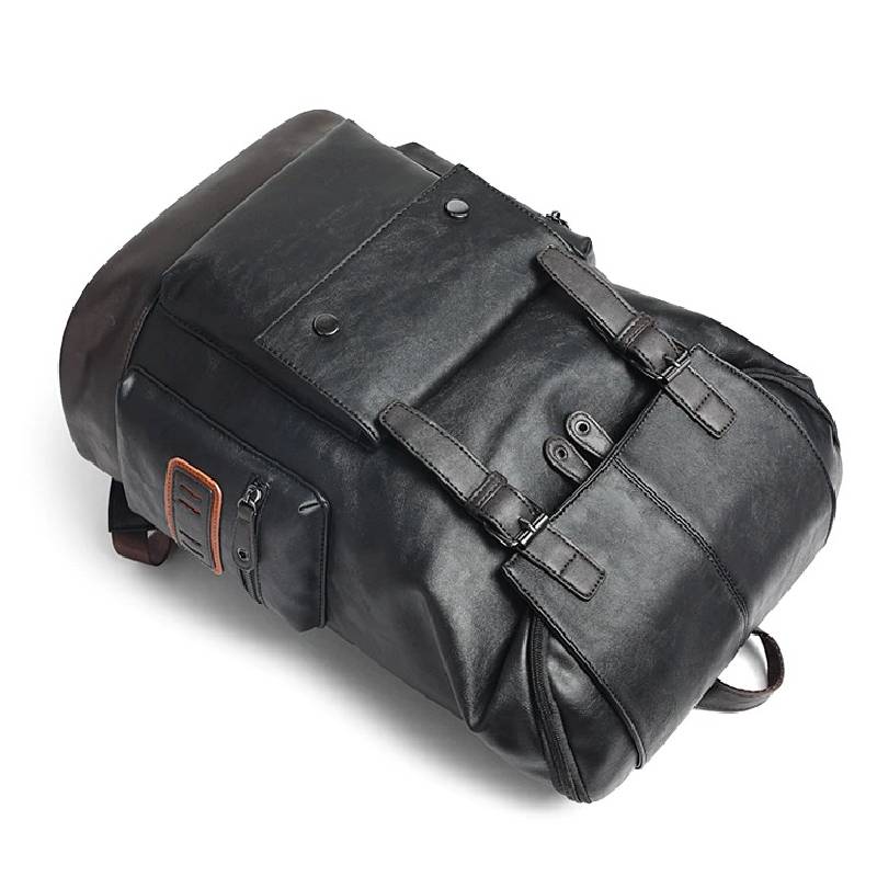 Sac de Voyage à Dos de Luxe en Cuir pour Homme