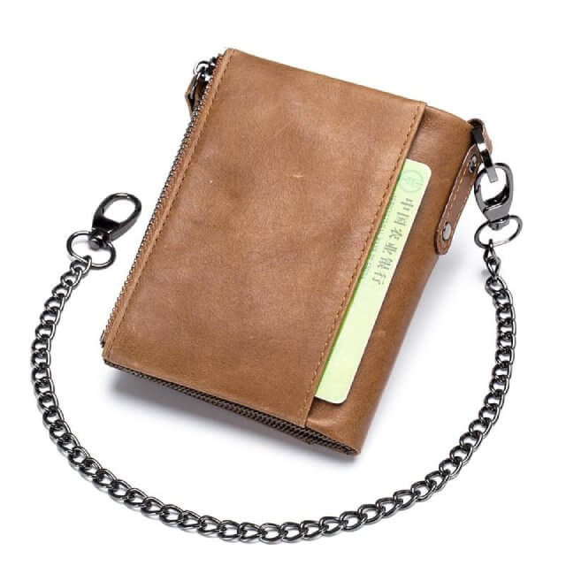 Porte-monnaie Homme Vintage en Cuir