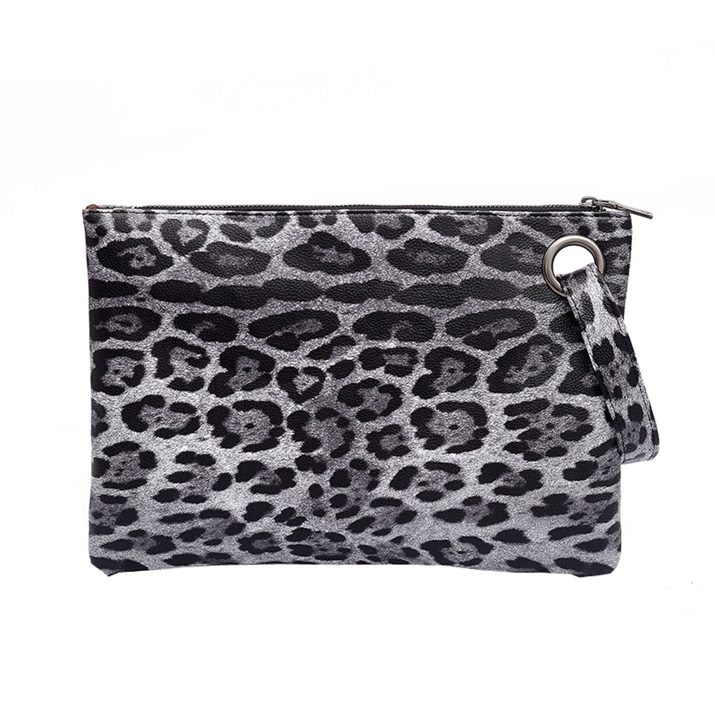 Sac Pochette Effet Serpent Imprimé