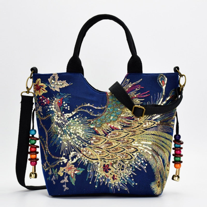 Sac à Main Bandoulière Vintage Perlé