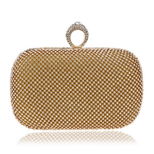 Sac Pochette en Paillettes de Cristaux