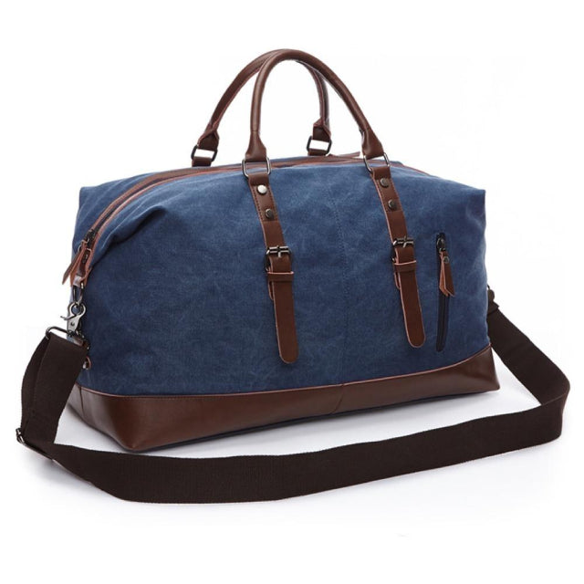 Sac de Voyage Weekend Vintage en Toile