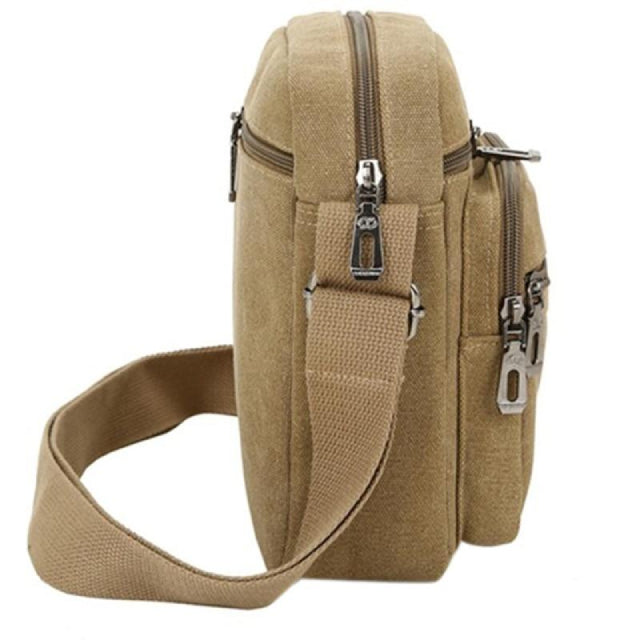 Sacoche Petite Sac à Bandoulière en Toile