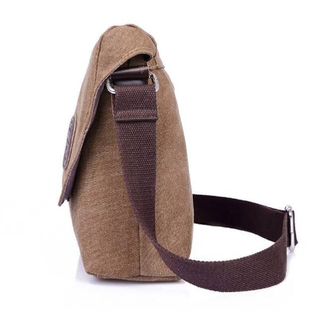 Cartable Ecole Vintage à Bandouliére en Toile