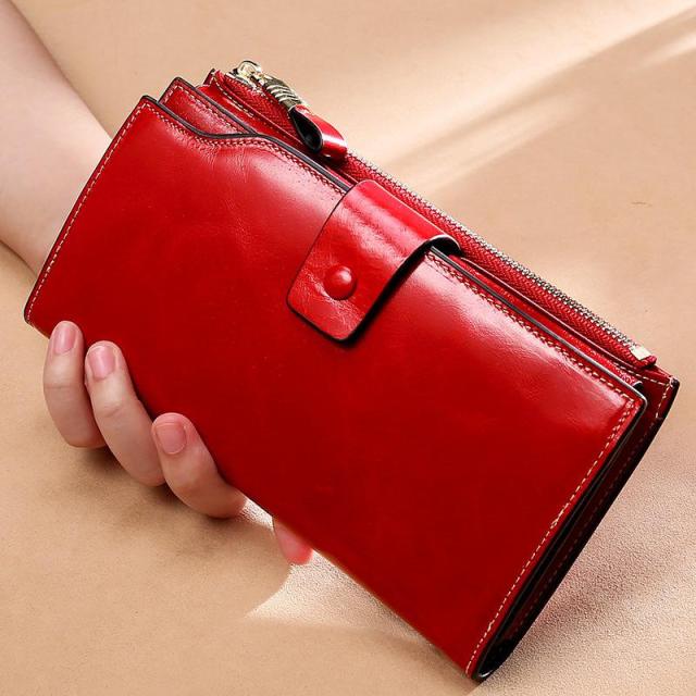 Portefeuille de Luxe Multi Poches pour Femme