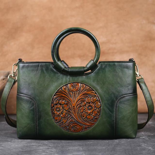 Sac à Main Rétro Vintage en Cuir PU
