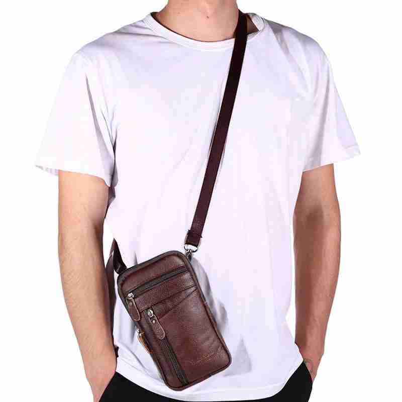 Sacoche Bandouliére Petite et Rétro pour Homme