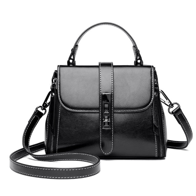 Sac à Main à Bandouliére Rétro en Cuir PU