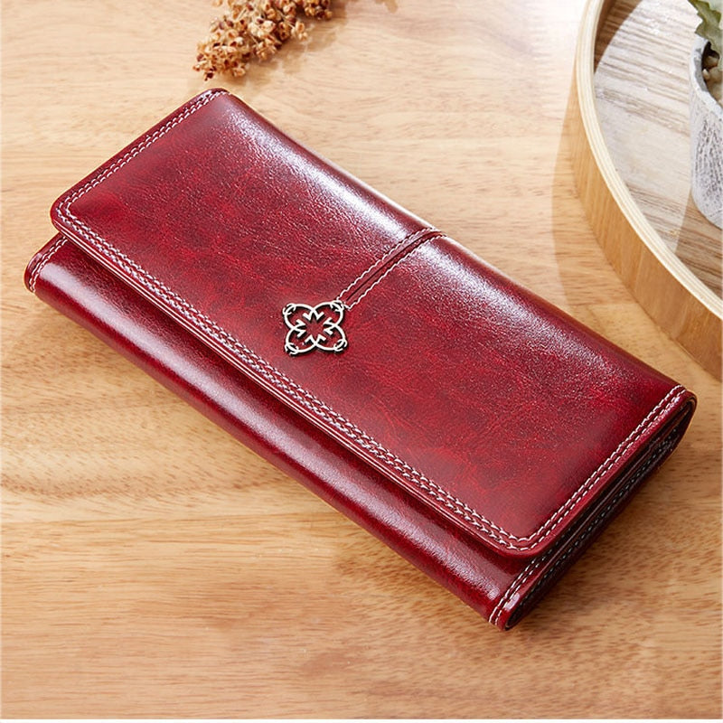 Portefeuille Long et Vintage Chic pour Femme