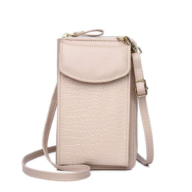 Sacoche Chic pour Téléphone à Motifs Crocodile