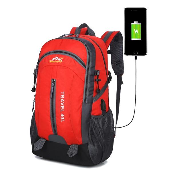 Sac à Dos de Randonnée Anti-Vol avec Port USB