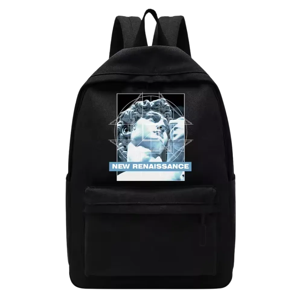 Sac à Dos Grunge en Nylon pour École