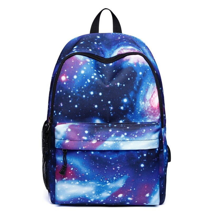 Cartable Adolescents Motifs Galaxy en Tendances Sac de Jour